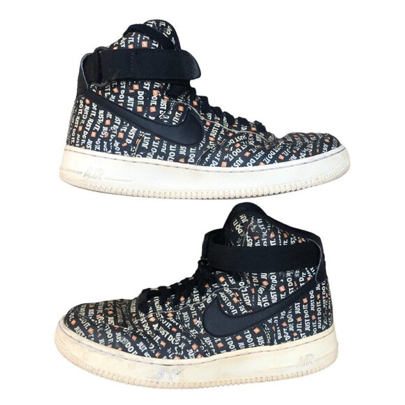 2018 Nike Air Force 1 High Just Do it Size 8 - Picture 1 of 10
